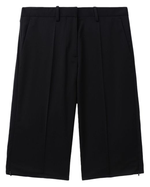 Helmut Lang pleat-detail tailored shorts