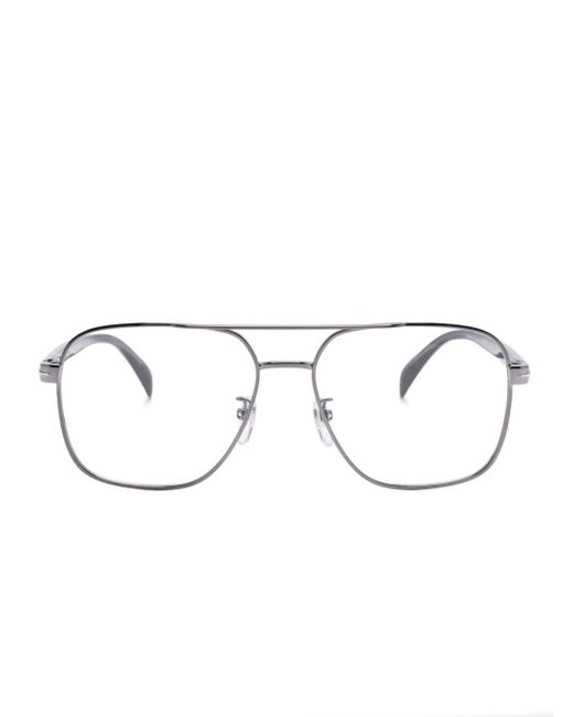David Beckham Eyewear DB 7103 pilot-frame glasses