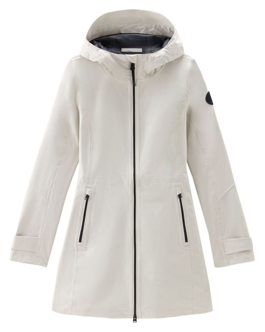 Woolrich lightweight hooded parka coat