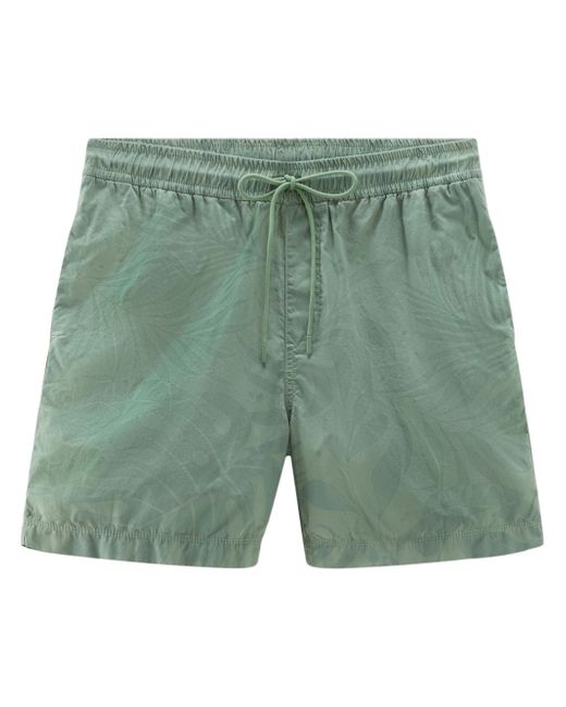 Woolrich tropical-print drawstring shorts