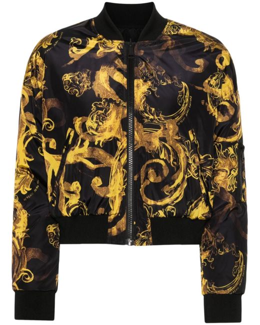 Versace Jeans Couture reversible padded bomber jacket