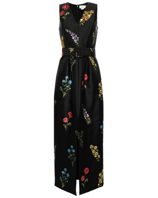 Sachin + Babi Marsden floral-print gown
