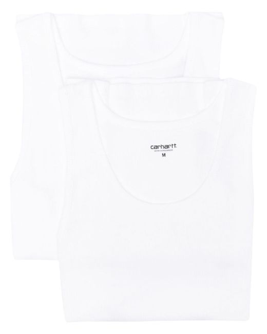 Carhartt Wip fine-ribbed tank top pack of two