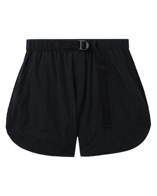 Sea plain belted shorts