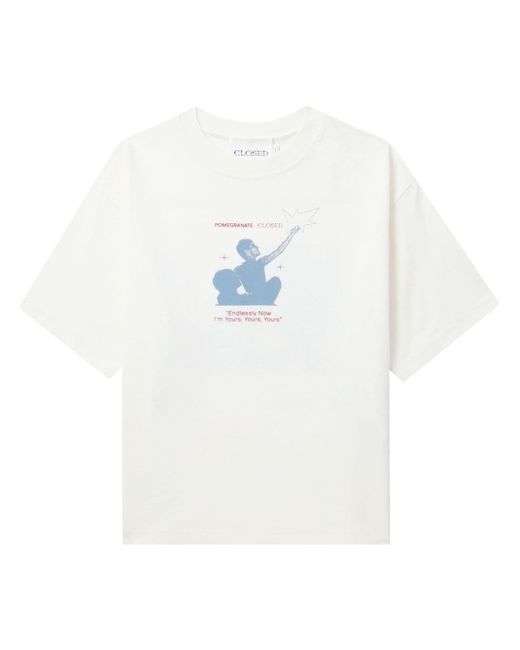 Closed graphic-print T-shirt