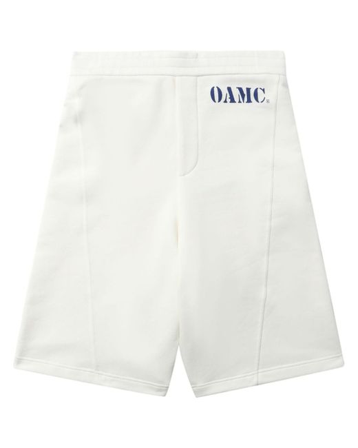 Oamc logo-print track shorts