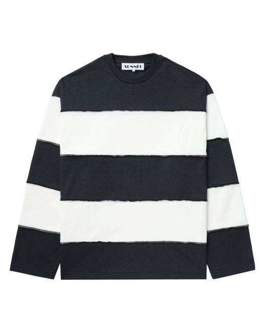 Sunnei striped sweatshirt