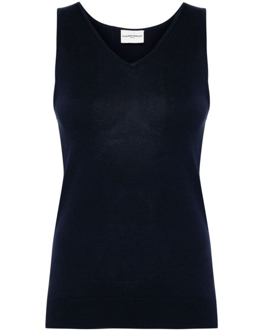 Claudie Pierlot V-neck knitted tank top