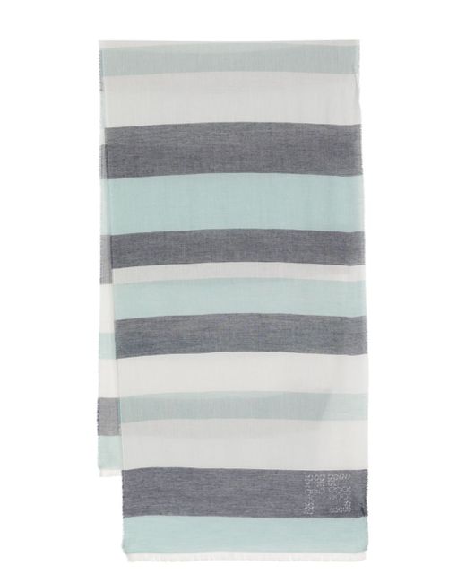 PS Paul Smith frayed striped scarf