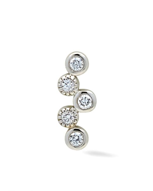 Lark & Berry 14kt white gold Constellation diamond stud earring