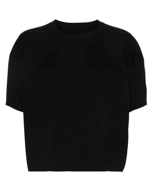 Sacai puff-sleeve cotton T-shirt