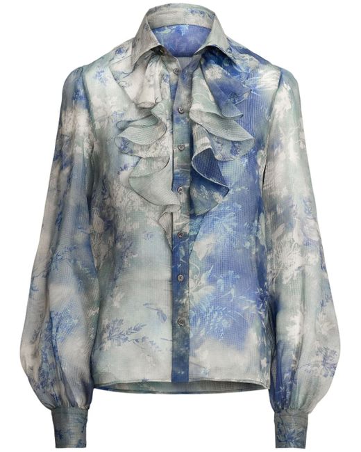 Ralph Lauren Collection Dylon floral-print silk blouse