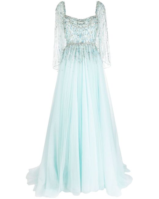 Jenny Packham Bunny Blooms sequin-embellished gown