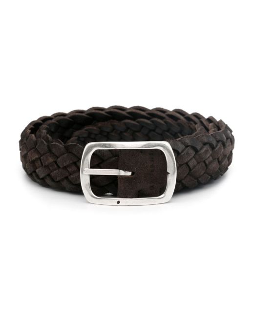 Orciani braided leather belt