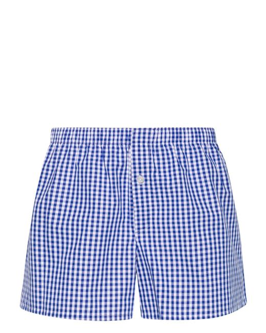 Modes Garments gingham-check boxers
