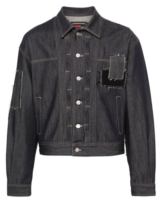 Andersson Bell patchwork-detail denim jacket