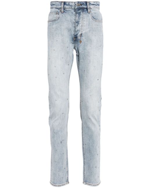 Ksubi acid-wash straight-leg jeans