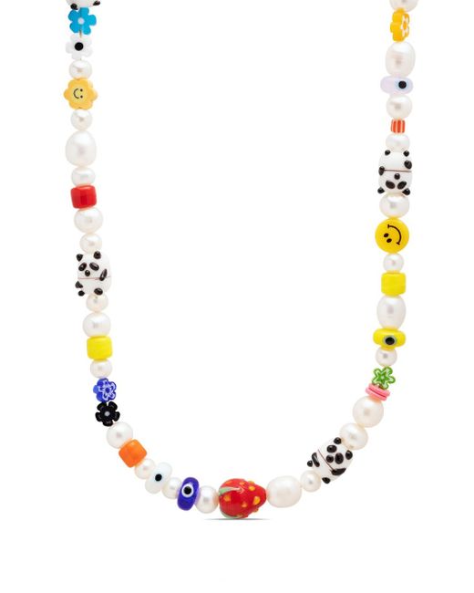 Nialaya Jewelry Panda pearl necklace