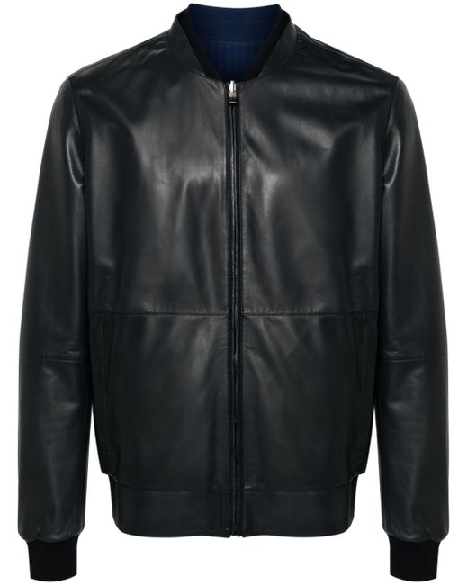 Corneliani zip-up reversible bomber jacket