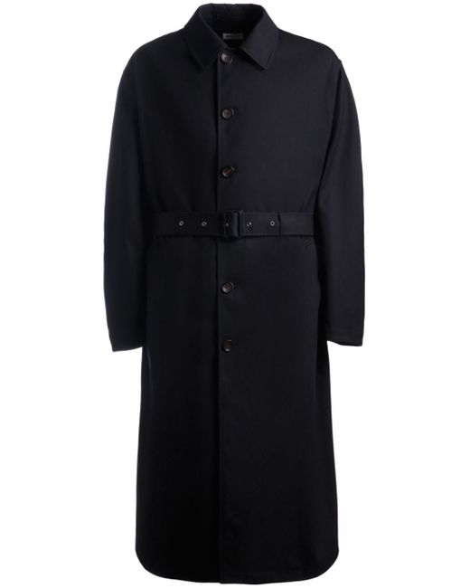 Bally single-breasted belted coat