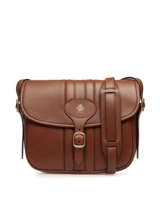 Bally Beckett leather messenger bag