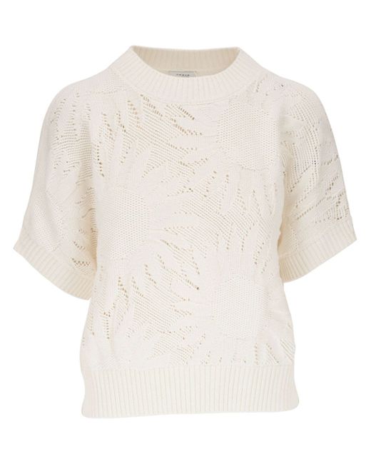 Akris Punto -perforated knitted top