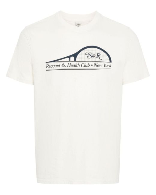 Sporty & Rich SR Racket T-Shirt