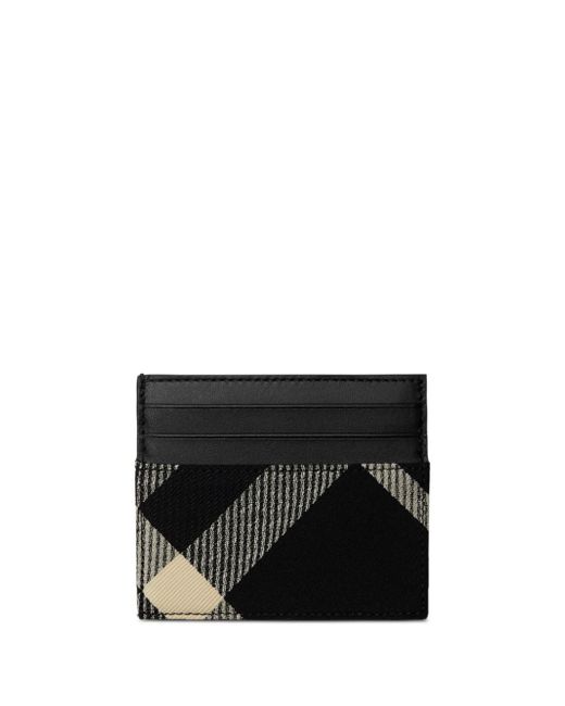 Burberry Tall check card case