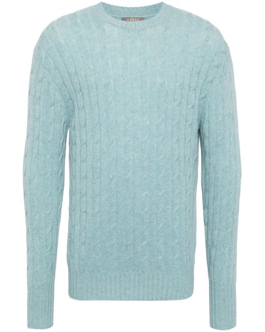 N.Peal Thames cable-knit jumper
