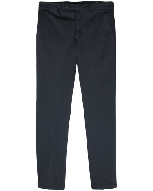 Borrelli mid-rise cotton chino trousers