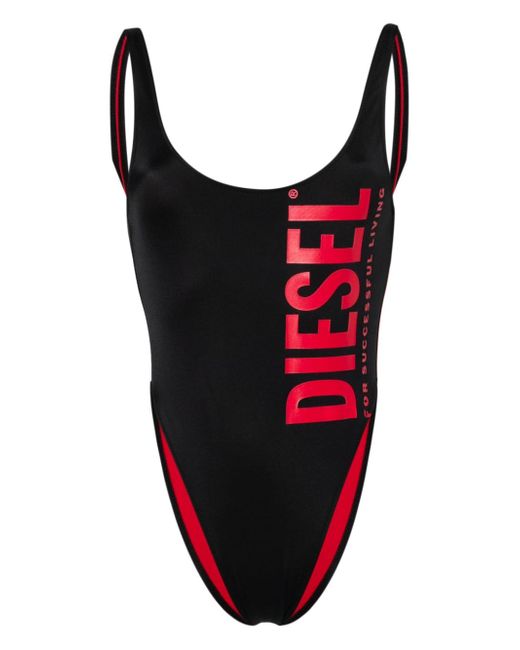 Diesel BFSW-Pamela logo-print swimsuit