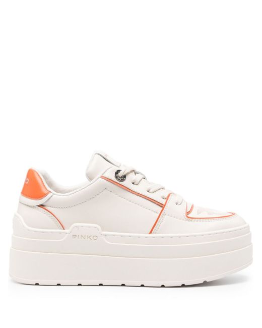 Pinko Greta two-tone platform sneakers