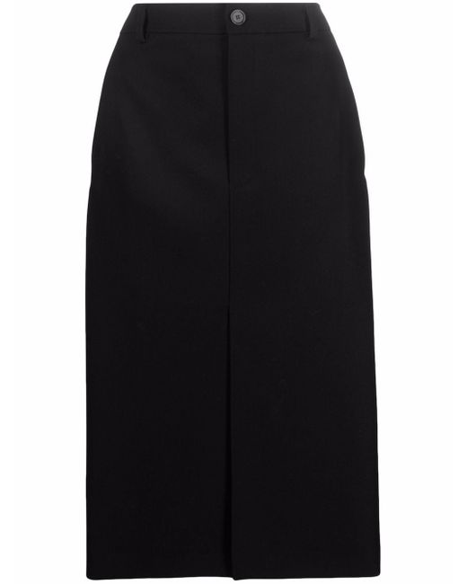 Balenciaga asymmetric-hem pencil skirt