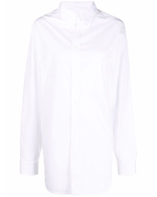 Balenciaga collared button-up shirt