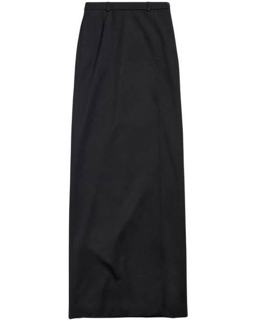 Balenciaga slit tailored maxi skirt