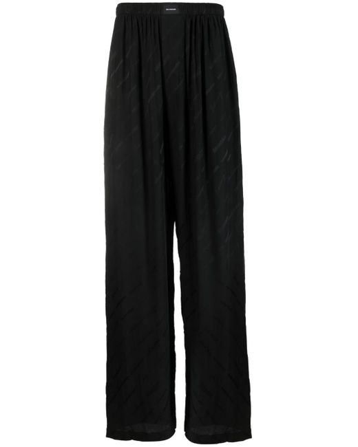 Balenciaga logo-jacquard pyjama trousers