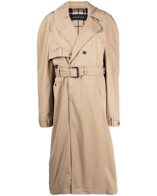 Balenciaga belted trench coat