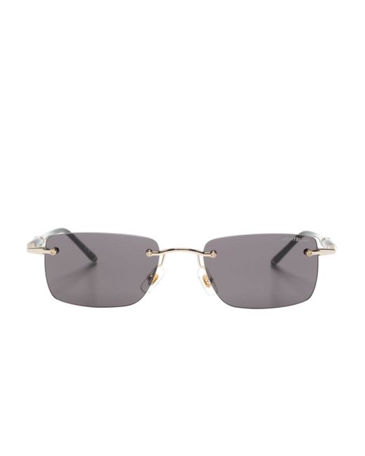 Montblanc rectangle-frame sunglasses