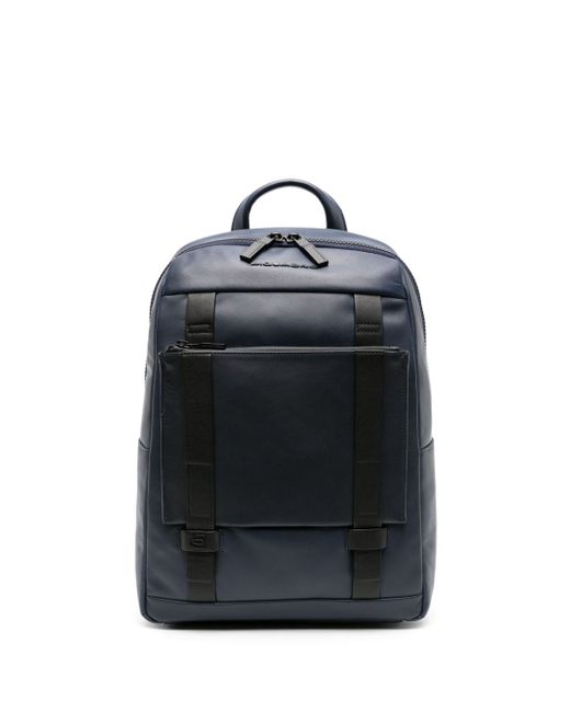 Piquadro Laptop or iPadPro 129 leather backpack