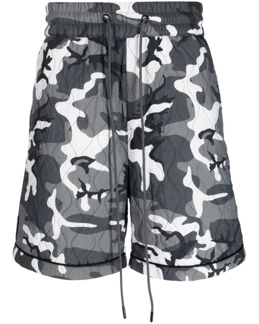 Mostly Heard Rarely Seen quilted drawstring-waistband shorts