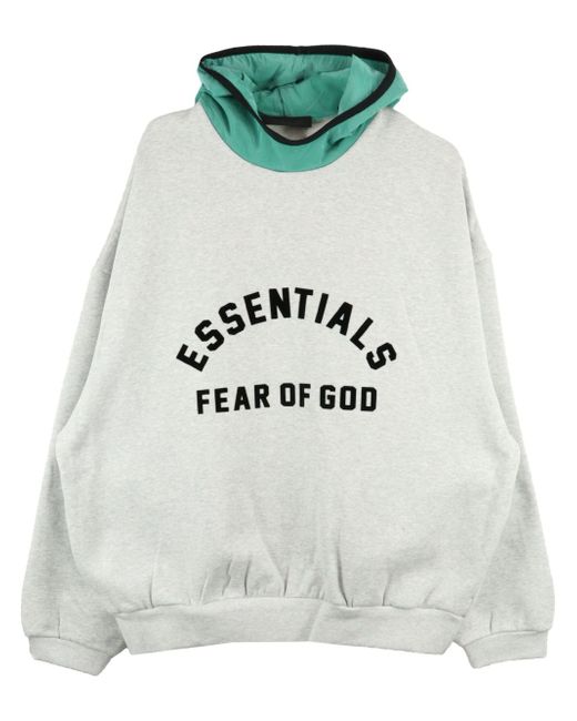 Fear of God ESSENTIALS logo-print hoodie