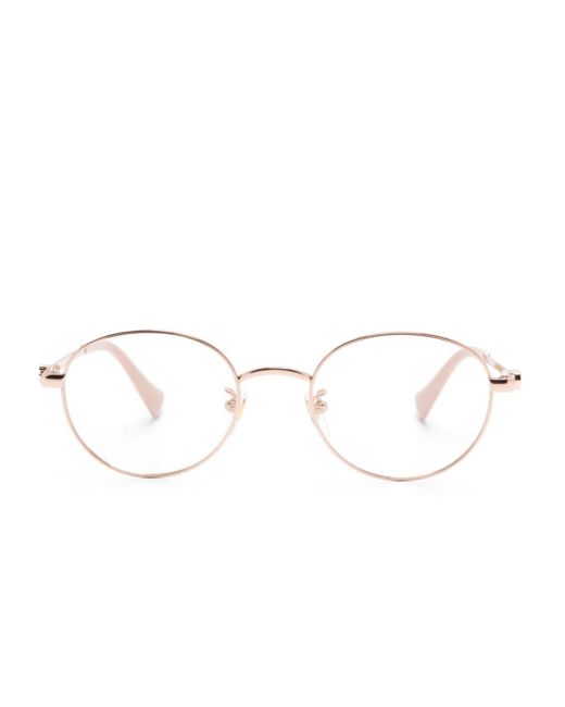 Gucci Double-G round-frame glasses