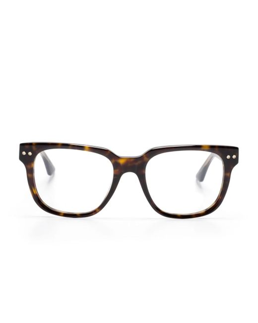 Montblanc tortoiseshell square-frame glasses