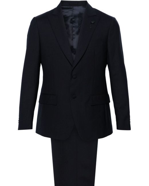 Lardini single-breasted wool suit