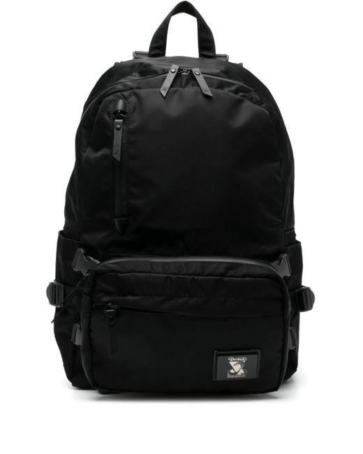Makavelic logo-appliqué zipped backpack