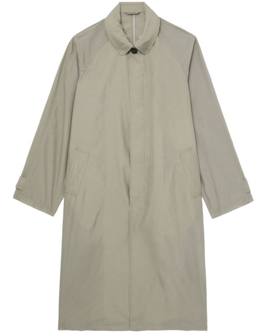 mfpen raglan-sleeves button-up coat