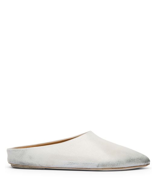 Marsèll laminated leather mules