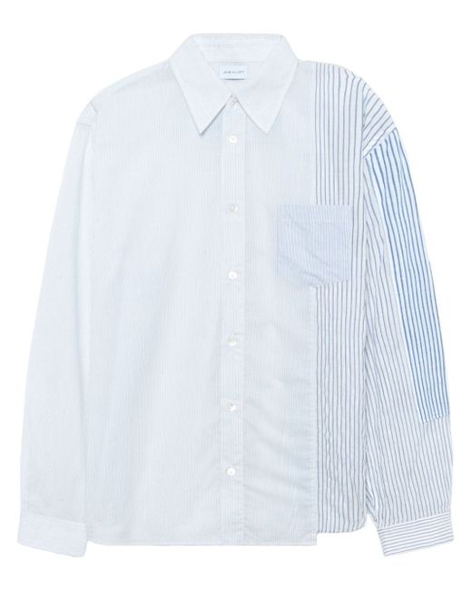 John Elliott multi-stripe panelled shirt