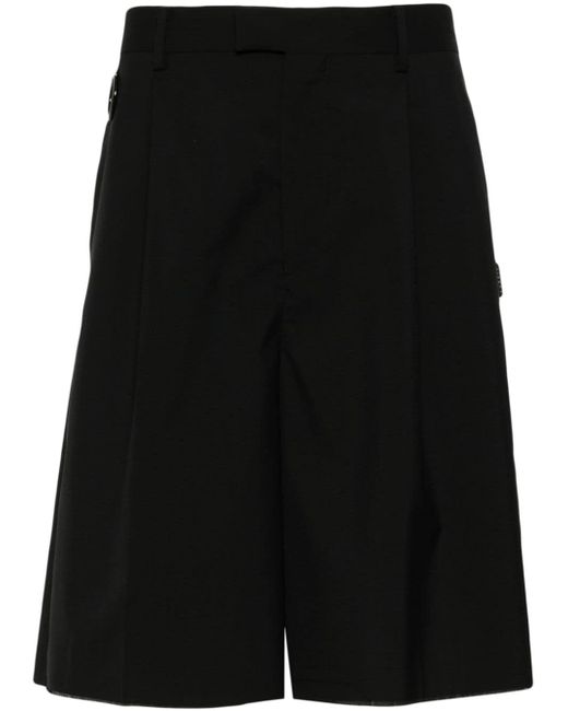 Undercover mid-rise wide-leg shorts