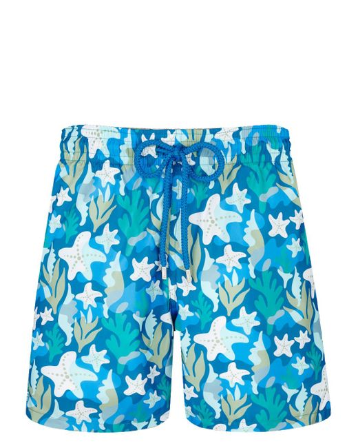 Vilebrequin Mahina seaweed-print swim shorts